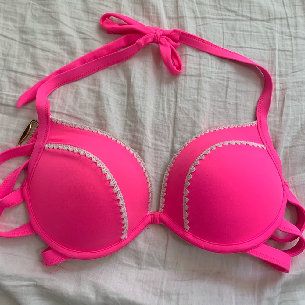 Shade and shore hot pink swimsuit top. From target